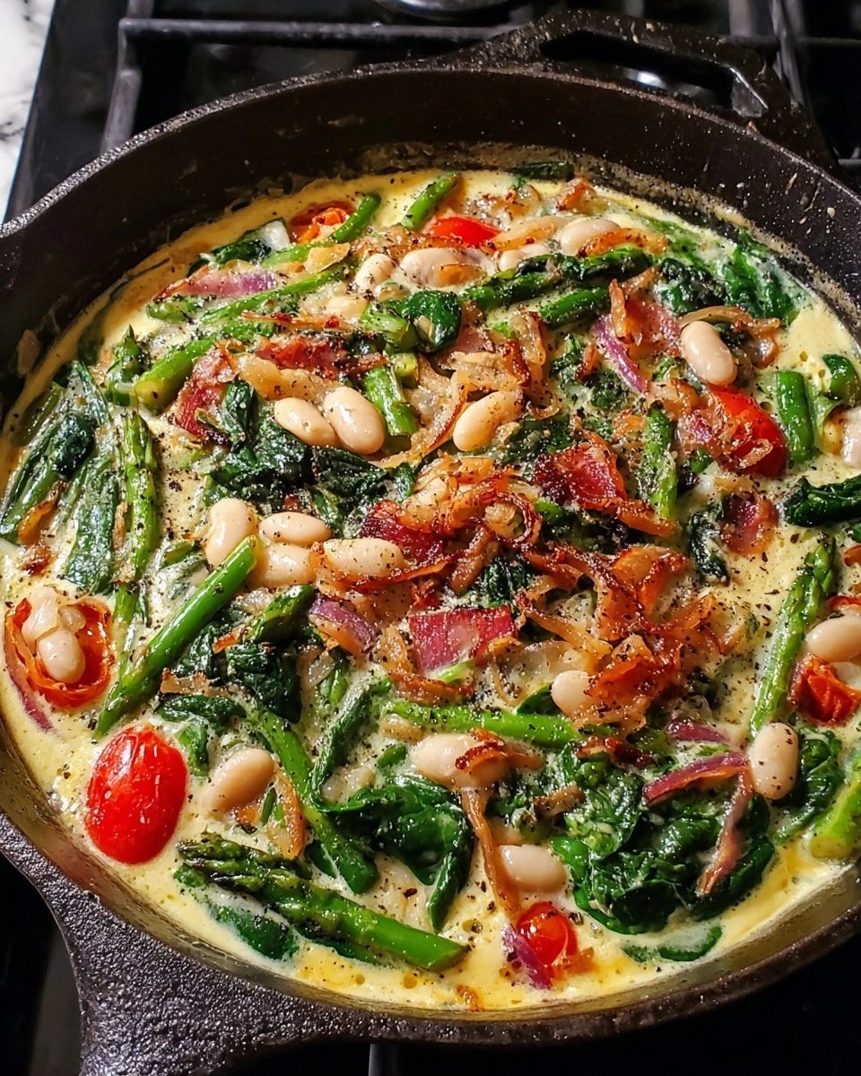 Creamy Tuscan White Bean Skillet Recipe - Recipe Image