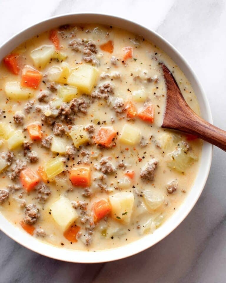 Cheeseburger Soup Recipe