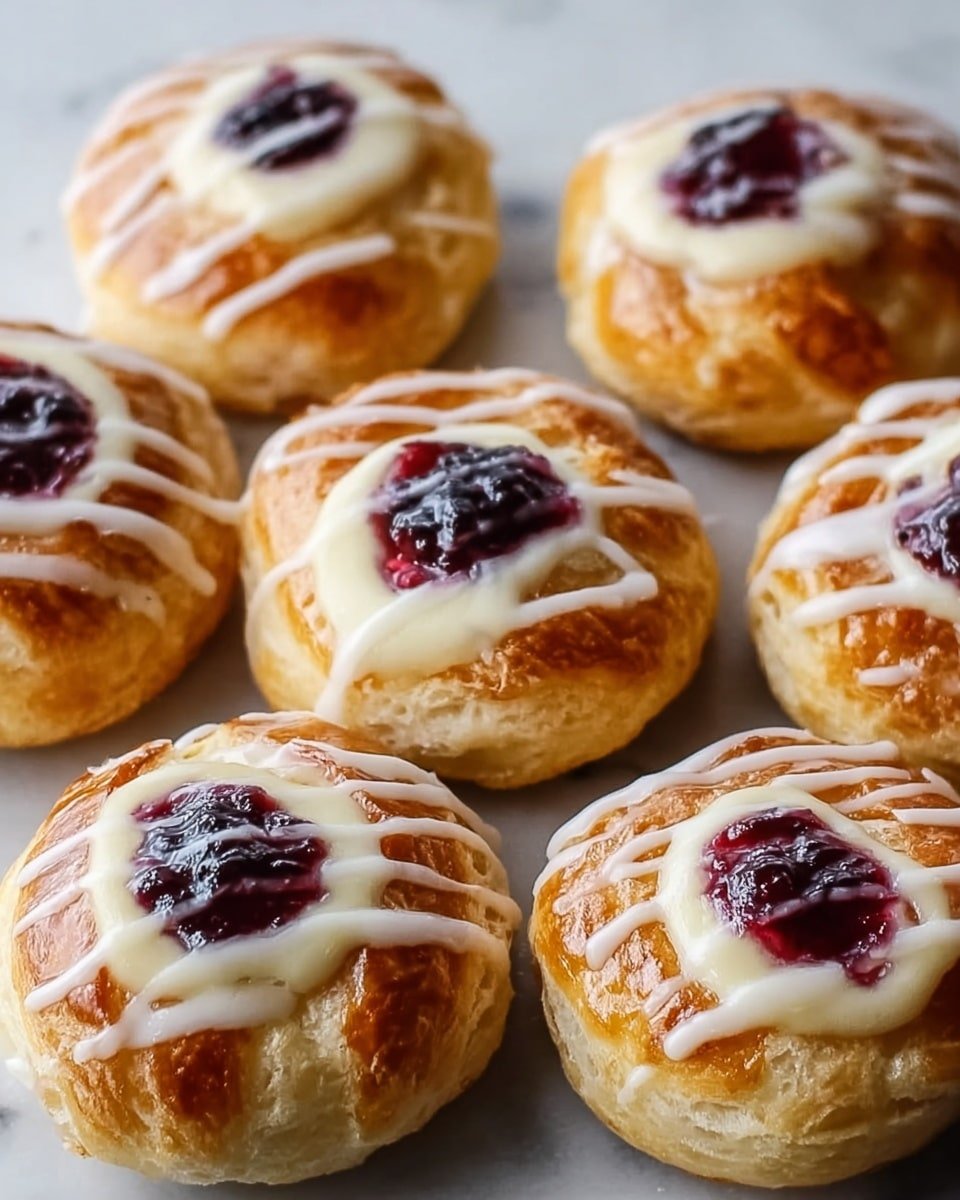 Homemade Breakfast Danish Pastries Recipe - Recipe Image